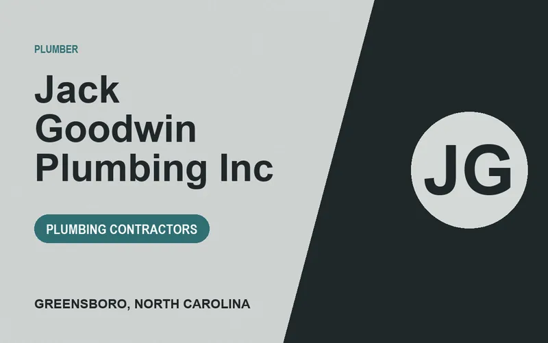 Jack Goodwin Plumbing Inc in Greensboro, North Carolina