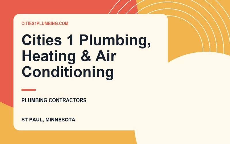 Cities 1 Plumbing, Heating & Air Conditioning in St Paul, Minnesota