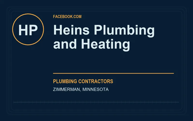 Heins Plumbing and Heating in Zimmerman, Minnesota