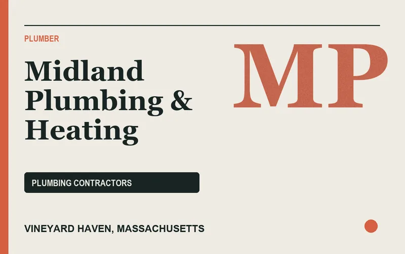 Midland Plumbing & Heating in Vineyard Haven, Massachusetts