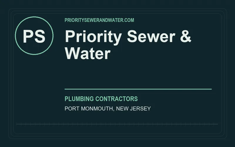 Priority Sewer & Water in Port Monmouth, New Jersey
