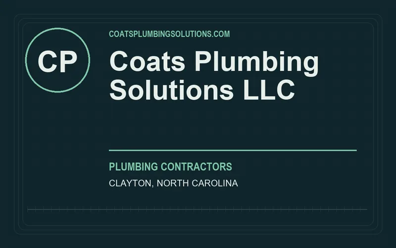 Coats Plumbing Solutions LLC in Clayton, North Carolina