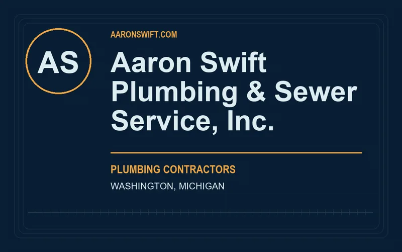 Aaron Swift Plumbing & Sewer Service, Inc. in Washington, Michigan