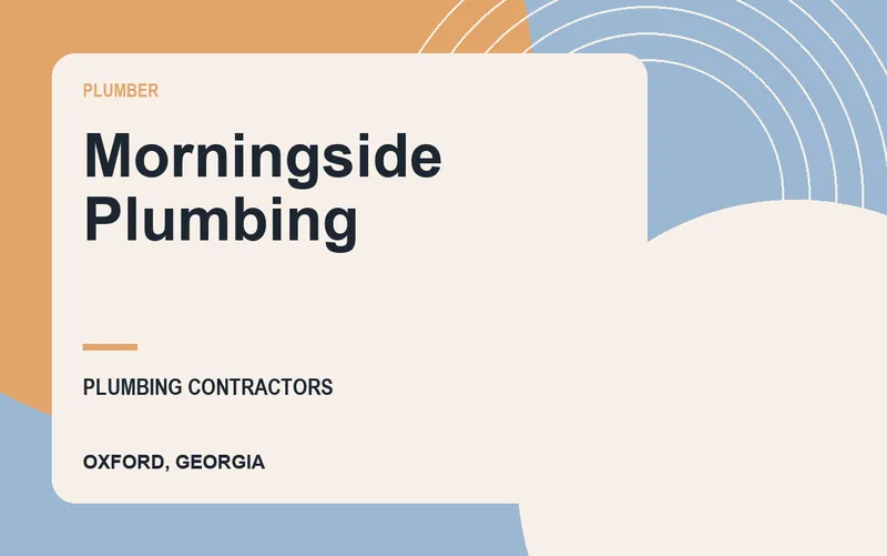 Morningside Plumbing in Oxford, Georgia