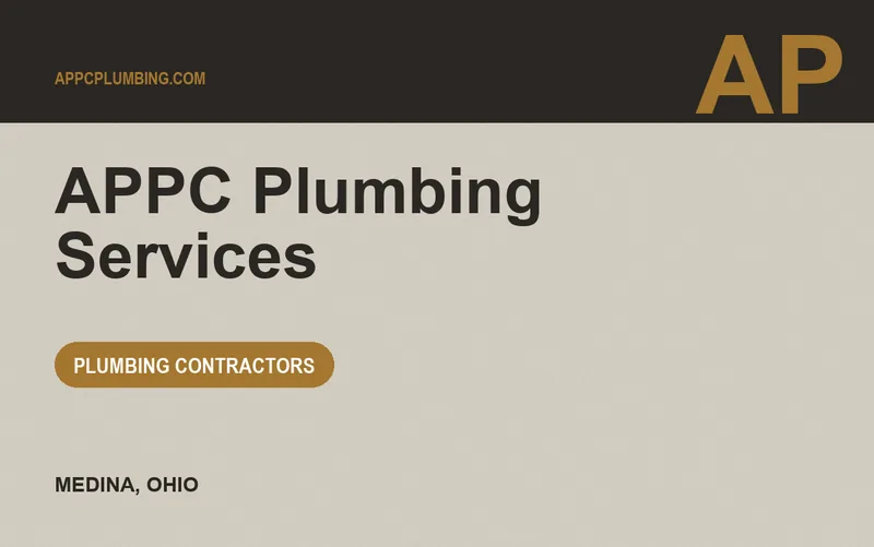 APPC Plumbing Services in Medina, Ohio