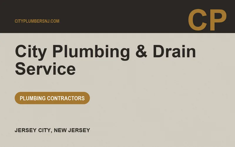 City Plumbing & Drain Service in Jersey City, New Jersey