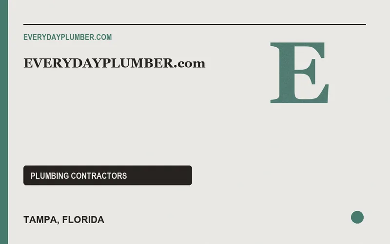 EVERYDAYPLUMBER.com in Tampa, Florida