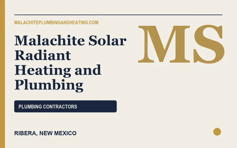 Malachite Solar Radiant Heating and Plumbing in Ribera, New Mexico