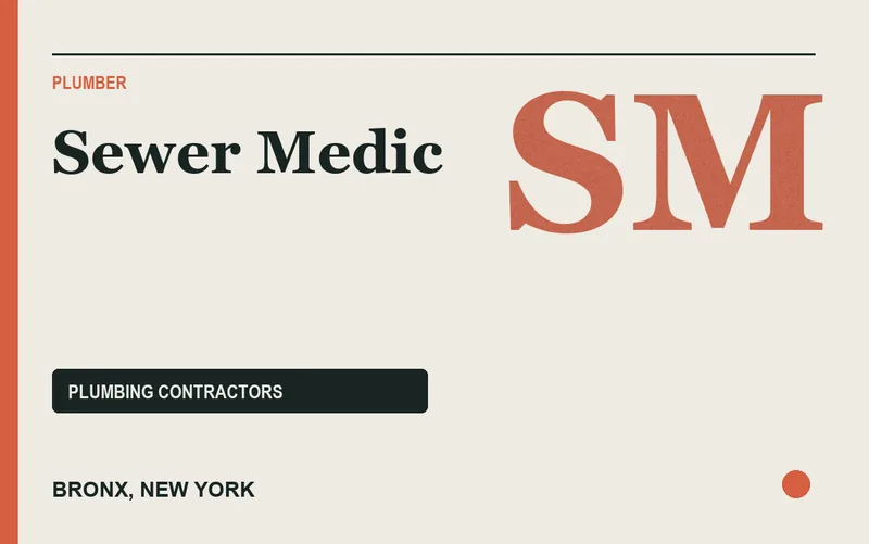 Sewer Medic in Bronx, New York