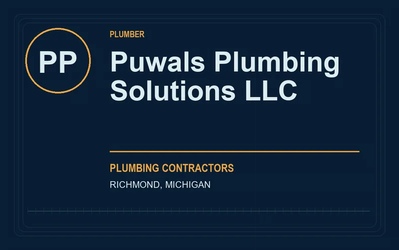Puwals Plumbing Solutions Llc in Richmond, Michigan