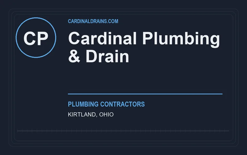 Cardinal Plumbing & Drain in Kirtland, Ohio