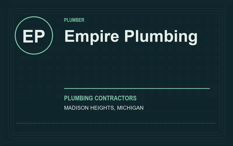 Empire Plumbing in Madison Heights, Michigan