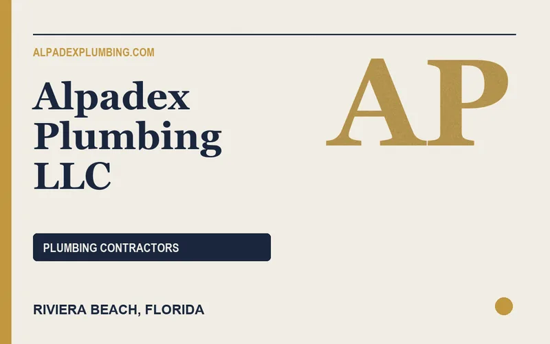 Alpadex Plumbing LLC in Riviera Beach, Florida