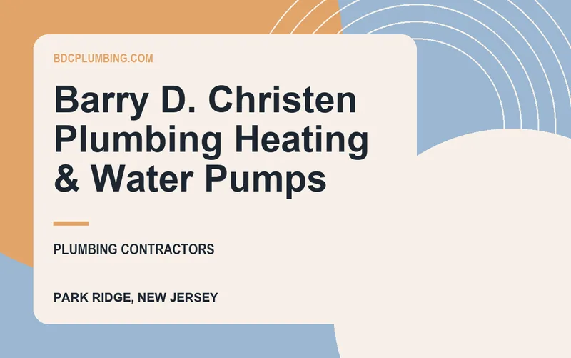 Barry D. Christen Plumbing Heating & Water Pumps in Park Ridge, New Jersey