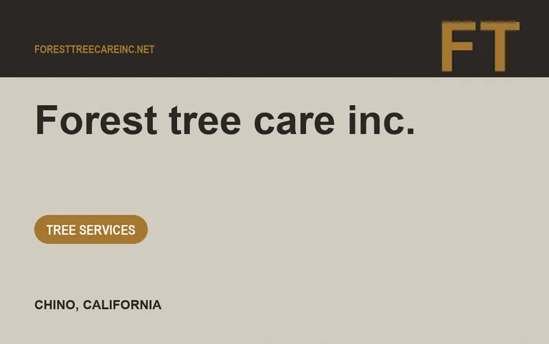 Forest tree care inc. in Chino, California