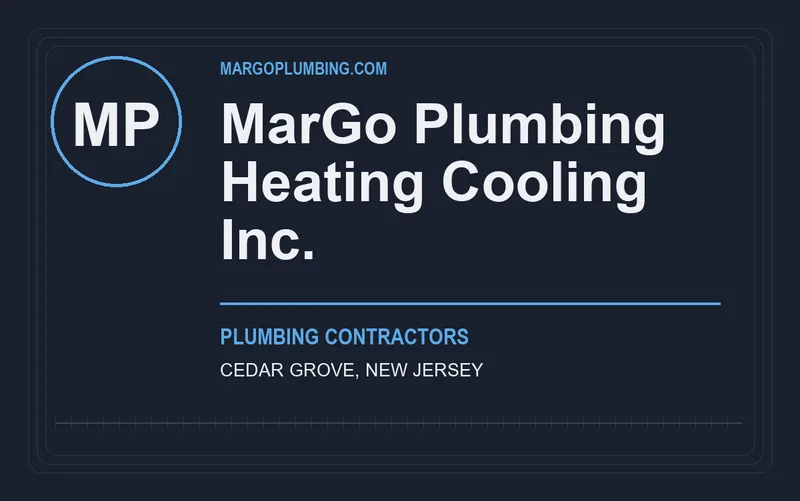 MarGo Plumbing Heating Cooling Inc. in Cedar Grove, New Jersey
