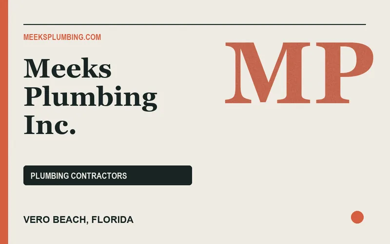 Meeks Plumbing Inc. in Vero Beach, Florida