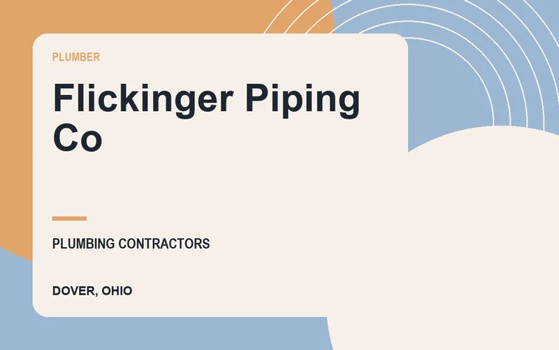 Flickinger Piping Co in Dover, Ohio