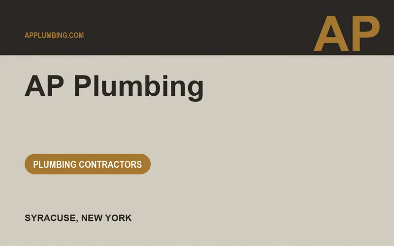 AP Plumbing in Syracuse, New York