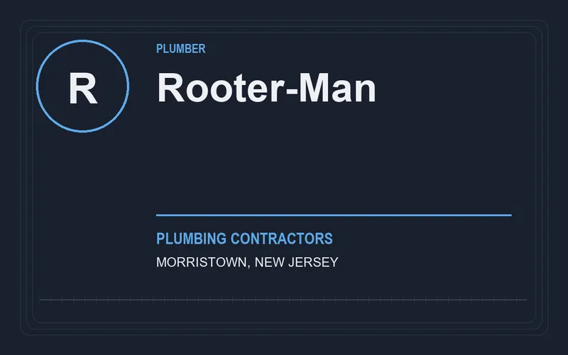 Rooter-Man in Morristown, New Jersey