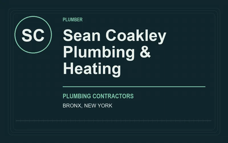 Sean Coakley Plumbing & Heating in Bronx, New York