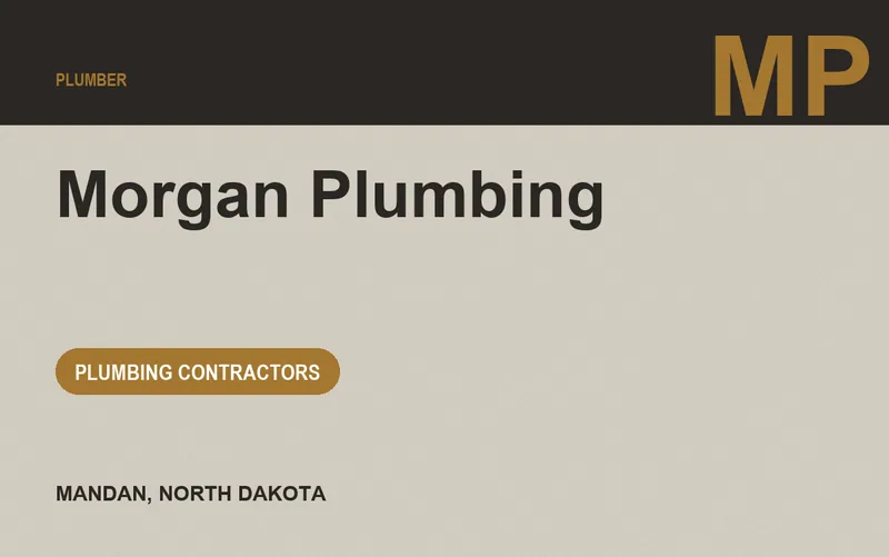 Morgan Plumbing in Mandan, North Dakota
