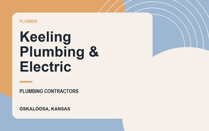 Keeling Plumbing & Electric in Oskaloosa, Kansas