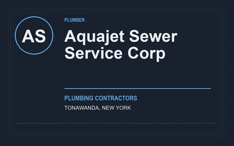 Aquajet Sewer Service Corp in Tonawanda, New York
