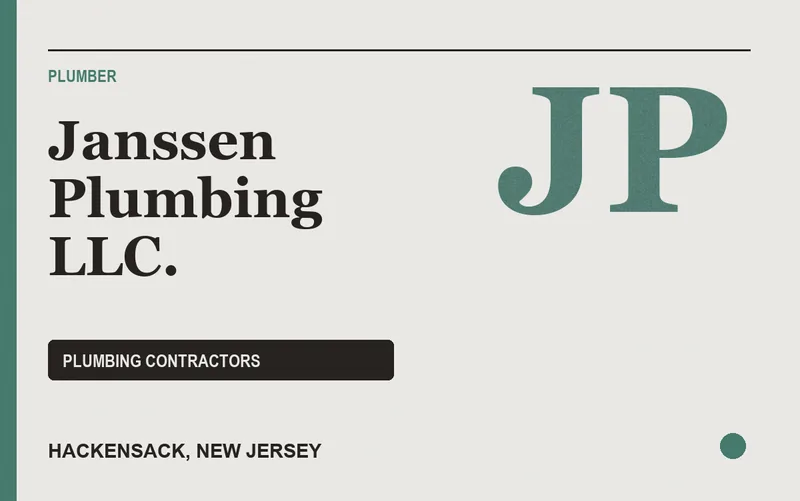 Janssen Plumbing LLC. in Hackensack, New Jersey