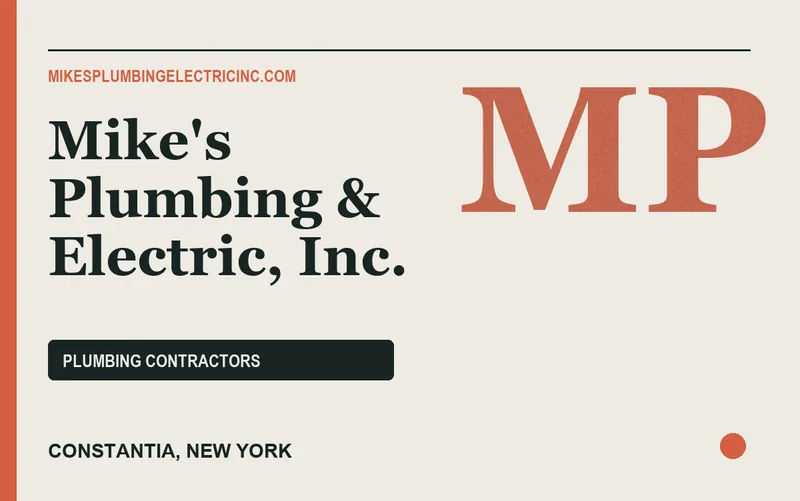 Mike's Plumbing & Electric, Inc. in Constantia, New York