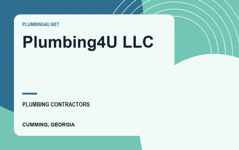 PLUMBING4U LLC in Cumming, Georgia