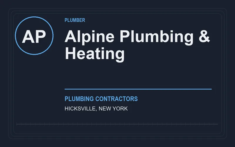 Alpine Plumbing & Heating in Hicksville, New York