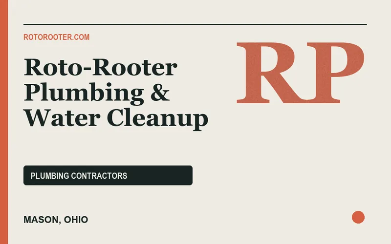 Roto-Rooter Plumbing & Water Cleanup in Mason, Ohio