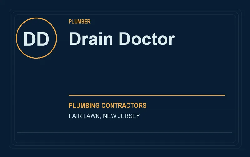 Drain Doctor in Fair Lawn, New Jersey