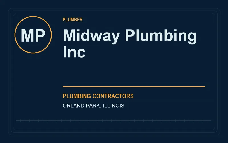 Midway Plumbing Inc in Orland Park, Illinois