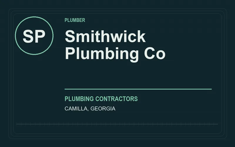 Smithwick Plumbing Co in Camilla, Georgia