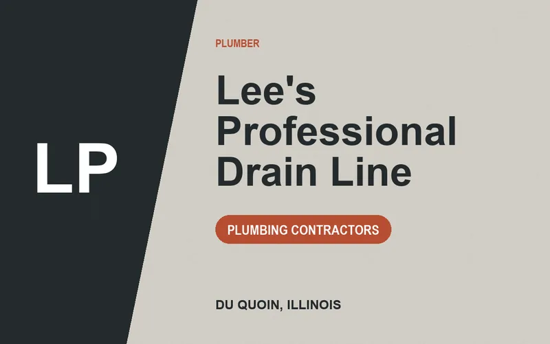 Lee's Professional Drain Line in Du Quoin, Illinois