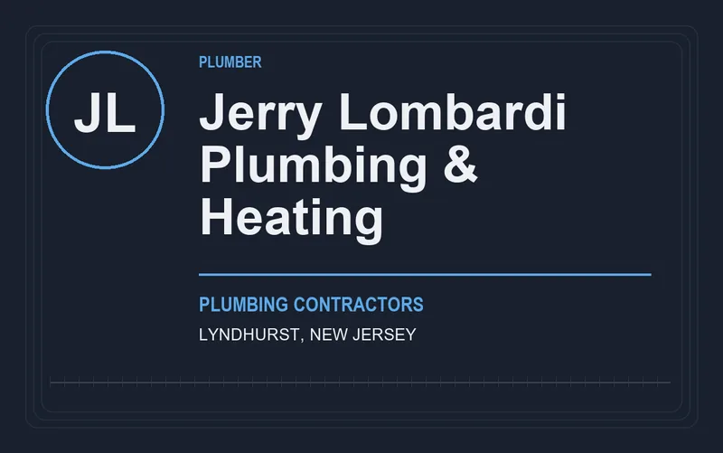Jerry Lombardi Plumbing & Heating in Lyndhurst, New Jersey