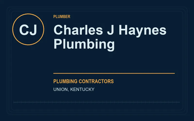 Charles J Haynes Plumbing in Union, Kentucky
