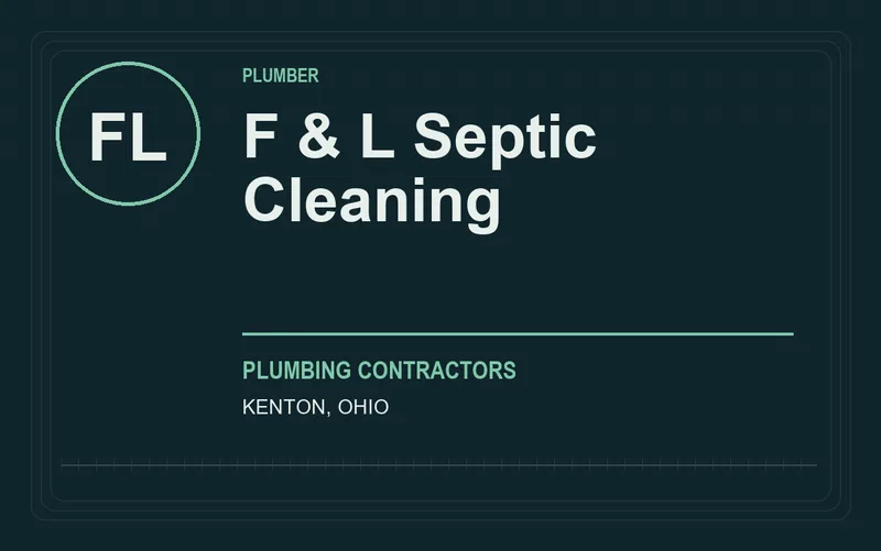 F & L Septic Cleaning in Kenton, Ohio