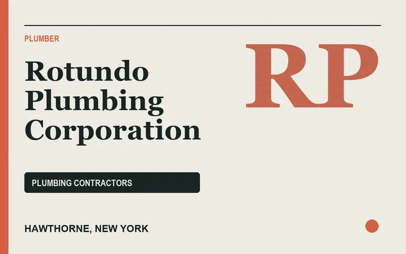 Rotundo Plumbing Corporation in Hawthorne, New York