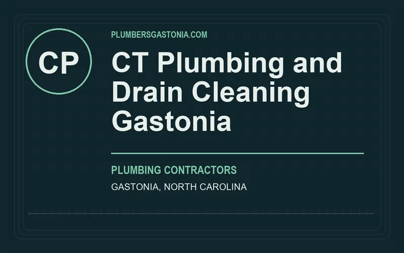 CT Plumbing and Drain Cleaning Gastonia in Gastonia, North Carolina