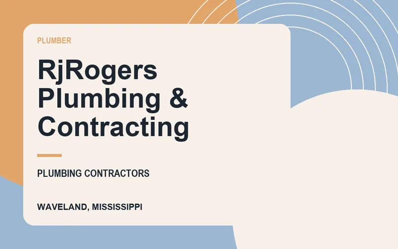RjRogers Plumbing & Contracting in Waveland, Mississippi