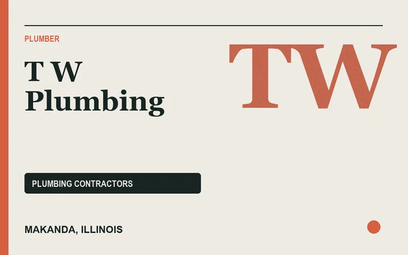 T W Plumbing in Makanda, Illinois