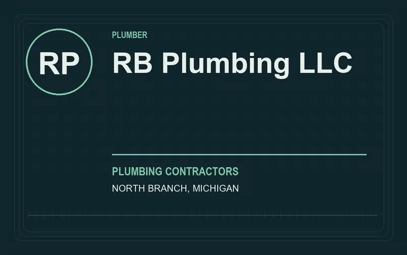 RB Plumbing LLC in North Branch, Michigan