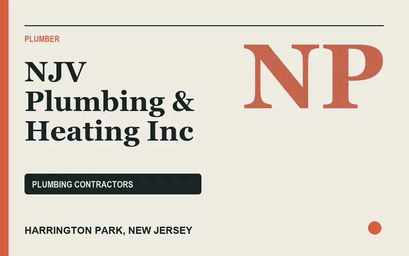 NJV Plumbing & Heating Inc in Harrington Park, New Jersey