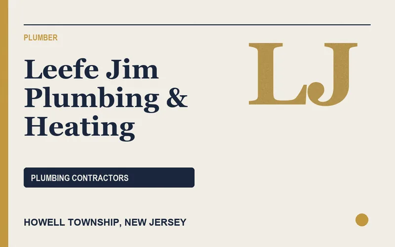 Leefe Jim Plumbing & Heating in Howell Township, New Jersey