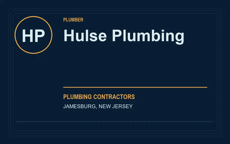 Hulse Plumbing in Jamesburg, New Jersey
