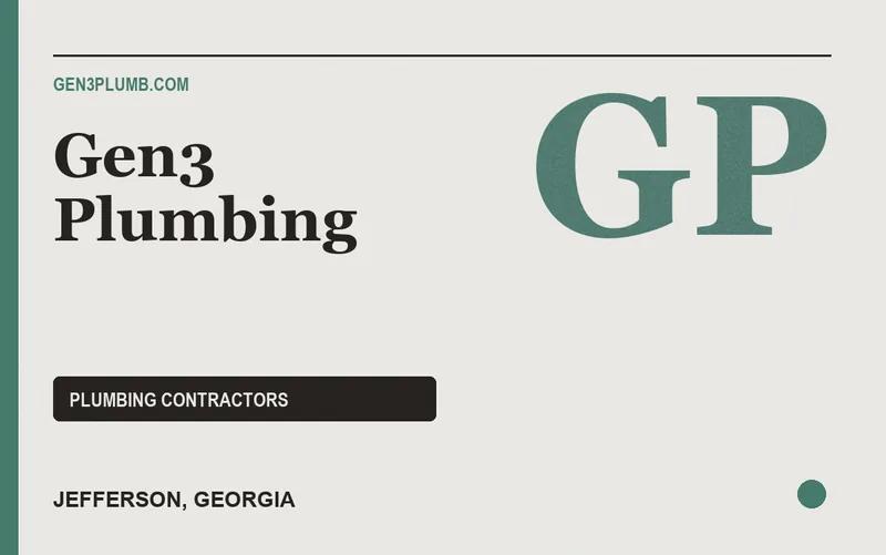 Gen3 Plumbing in Jefferson, Georgia