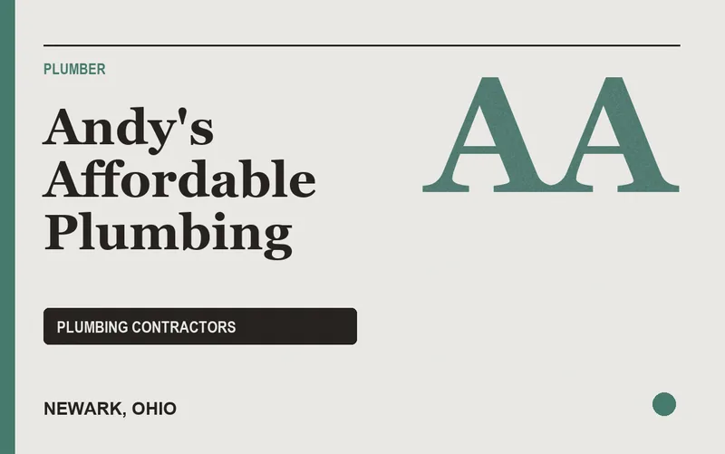 Andy's Affordable Plumbing in Newark, Ohio